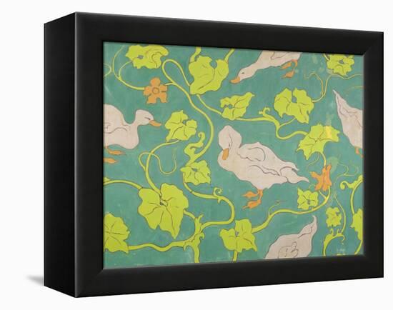 The Ducks, C.1893-99 (Oil on Canvas)-Paul Ranson-Framed Premier Image Canvas