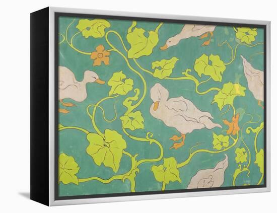 The Ducks, C.1893-99 (Oil on Canvas)-Paul Ranson-Framed Premier Image Canvas