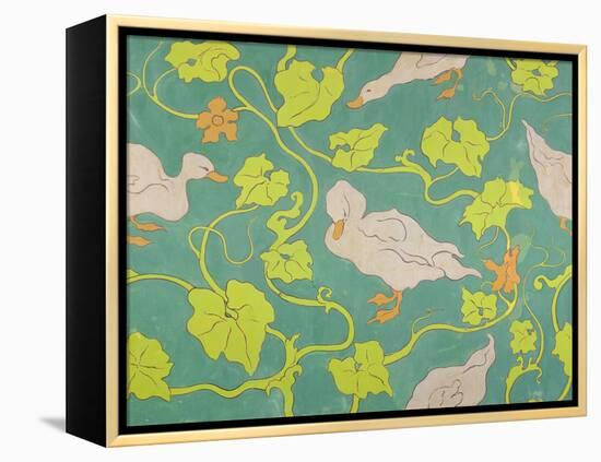 The Ducks, C.1893-99 (Oil on Canvas)-Paul Ranson-Framed Premier Image Canvas