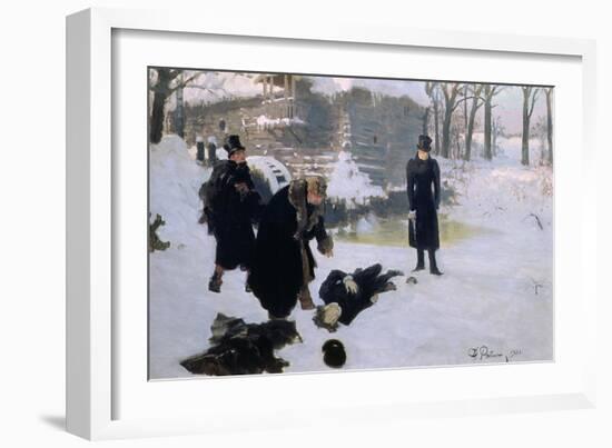 The Duel, 1901-Ilya Efimovich Repin-Framed Giclee Print