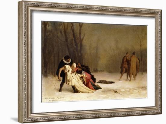 The Duel after the Ball; Sortie Du Bal Masque-Jean Leon Gerome-Framed Giclee Print