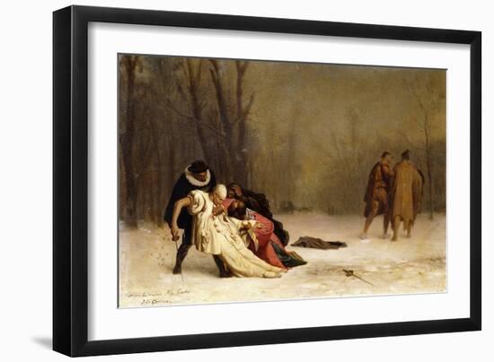 The Duel after the Ball; Sortie Du Bal Masque-Jean Leon Gerome-Framed Giclee Print