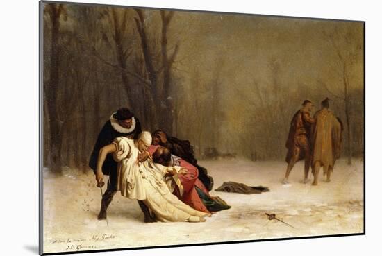 The Duel after the Ball; Sortie Du Bal Masque-Jean Leon Gerome-Mounted Giclee Print