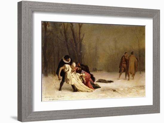 The Duel after the Ball-Jean Leon Gerome-Framed Giclee Print