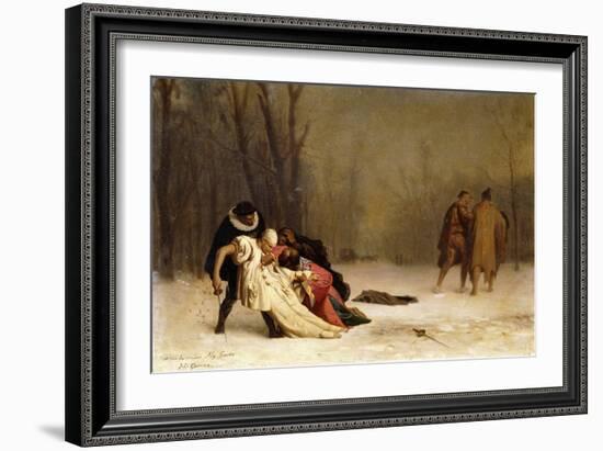 The Duel after the Ball-Jean Leon Gerome-Framed Giclee Print