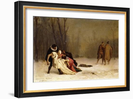 The Duel after the Ball-Jean Leon Gerome-Framed Giclee Print