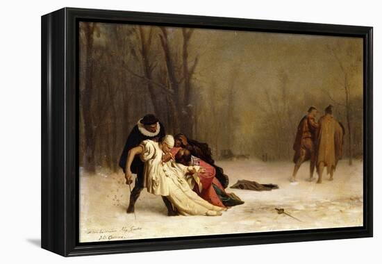 The Duel after the Ball-Jean Leon Gerome-Framed Premier Image Canvas