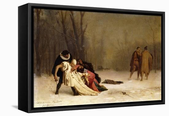 The Duel after the Ball-Jean Leon Gerome-Framed Premier Image Canvas