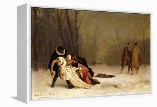 The Duel after the Ball-Jean Leon Gerome-Framed Premier Image Canvas