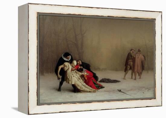 The Duel after the Masquerade, 1857-59-Jean Leon Gerome-Framed Premier Image Canvas