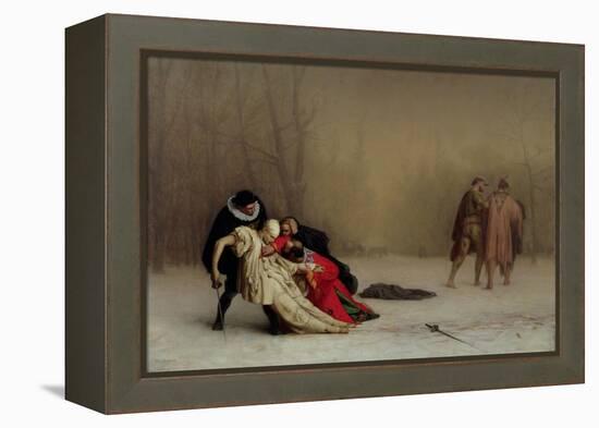 The Duel after the Masquerade, 1857-59-Jean Leon Gerome-Framed Premier Image Canvas