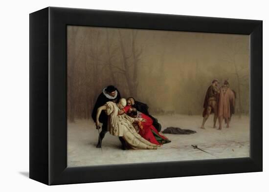 The Duel after the Masquerade, 1857-59-Jean Leon Gerome-Framed Premier Image Canvas