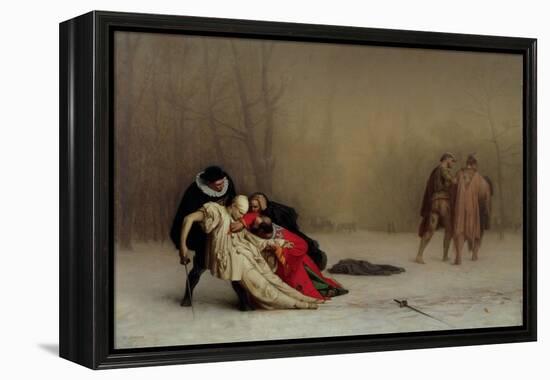 The Duel after the Masquerade, 1857-59-Jean Leon Gerome-Framed Premier Image Canvas