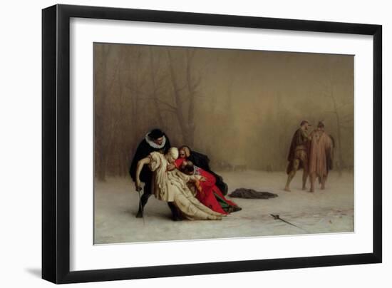 The Duel after the Masquerade, 1857-59-Jean Leon Gerome-Framed Premium Giclee Print