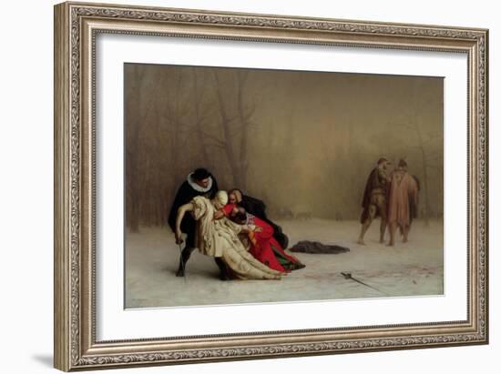 The Duel after the Masquerade, 1857-59-Jean Leon Gerome-Framed Giclee Print