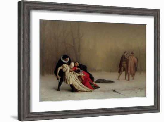 The Duel after the Masquerade, 1857-59-Jean Leon Gerome-Framed Giclee Print