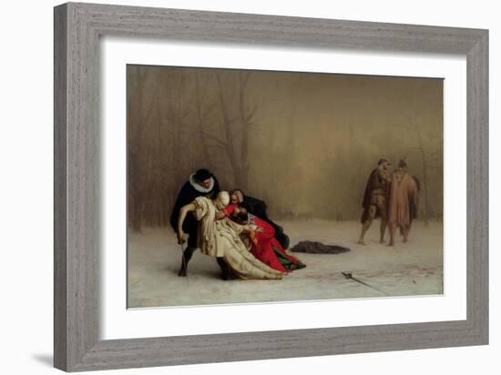 The Duel after the Masquerade, 1857-59-Jean Leon Gerome-Framed Giclee Print