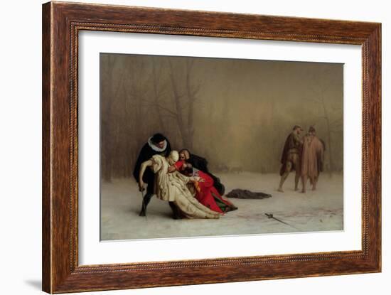 The Duel after the Masquerade, 1857-59-Jean Leon Gerome-Framed Giclee Print