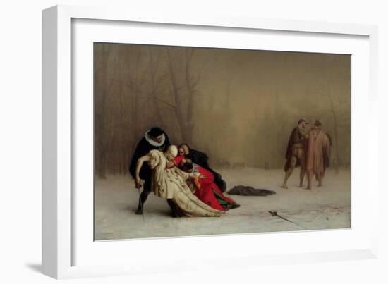 The Duel after the Masquerade, 1857-59-Jean Leon Gerome-Framed Giclee Print