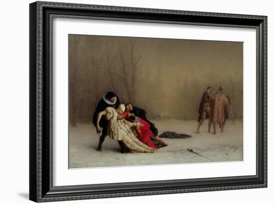 The Duel after the Masquerade, 1857-59-Jean Leon Gerome-Framed Giclee Print