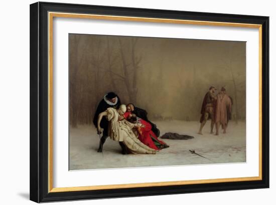 The Duel after the Masquerade, 1857-59-Jean Leon Gerome-Framed Giclee Print