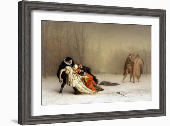 The Duel after the Masquerade-Jean Leon Gerome-Framed Giclee Print