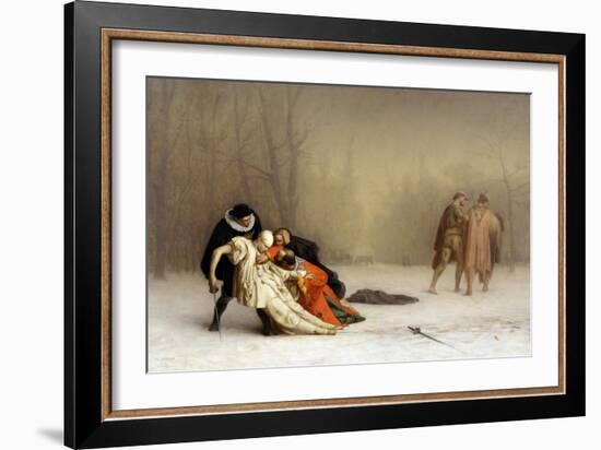 The Duel after the Masquerade-Jean Leon Gerome-Framed Giclee Print