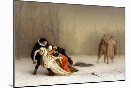 The Duel after the Masquerade-Jean Leon Gerome-Mounted Giclee Print