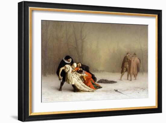 The Duel after the Masquerade-Jean Leon Gerome-Framed Giclee Print