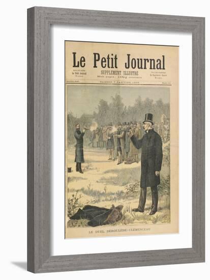 The Duel Between Paul Deroulede (1846-1914) and Georges Clemenceau (1841-1929) Illustration from 'L-Henri Meyer-Framed Giclee Print