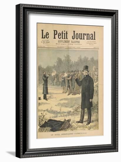 The Duel Between Paul Deroulede (1846-1914) and Georges Clemenceau (1841-1929) Illustration from 'L-Henri Meyer-Framed Giclee Print