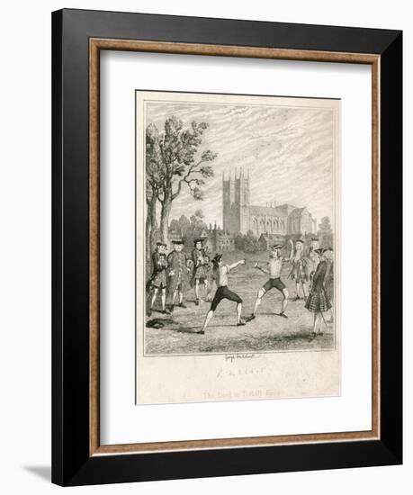 The Duel in Tothill Fields-George Cruikshank-Framed Giclee Print