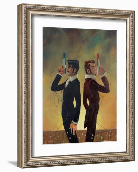 The Duel-Aaron Jasinski-Framed Art Print