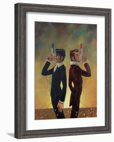 The Duel-Aaron Jasinski-Framed Art Print