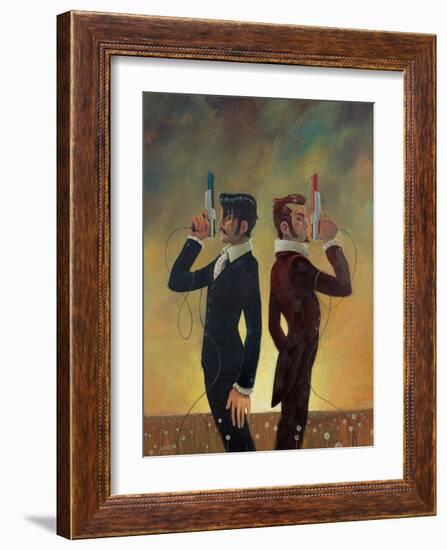 The Duel-Aaron Jasinski-Framed Art Print