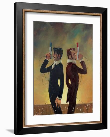 The Duel-Aaron Jasinski-Framed Art Print