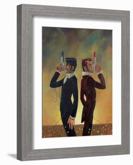 The Duel-Aaron Jasinski-Framed Art Print