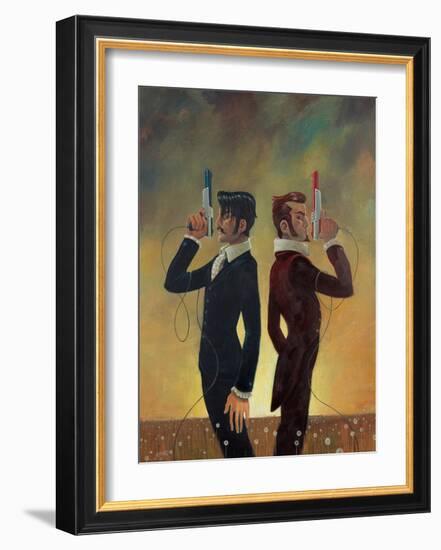 The Duel-Aaron Jasinski-Framed Art Print