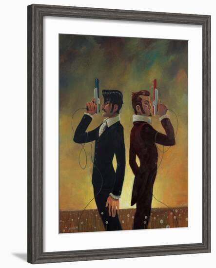 The Duel-Aaron Jasinski-Framed Art Print