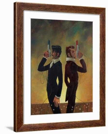 The Duel-Aaron Jasinski-Framed Art Print