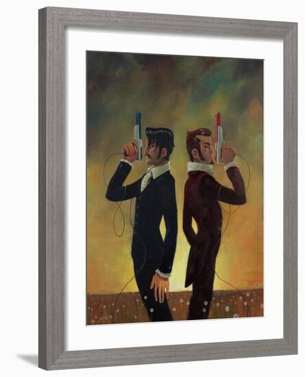 The Duel-Aaron Jasinski-Framed Art Print