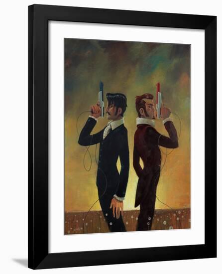 The Duel-Aaron Jasinski-Framed Art Print