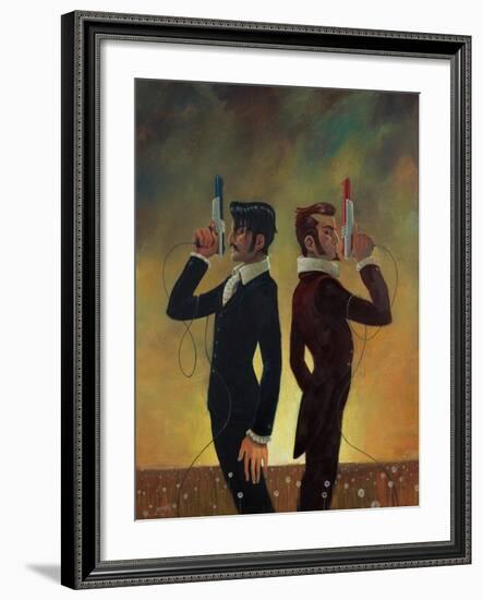 The Duel-Aaron Jasinski-Framed Art Print