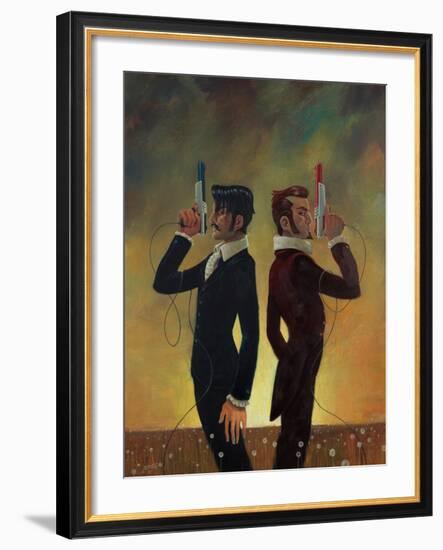 The Duel-Aaron Jasinski-Framed Art Print