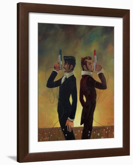 The Duel-Aaron Jasinski-Framed Art Print