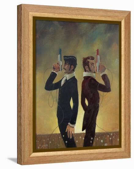 The Duel-Aaron Jasinski-Framed Stretched Canvas