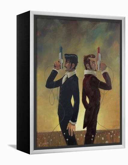 The Duel-Aaron Jasinski-Framed Stretched Canvas