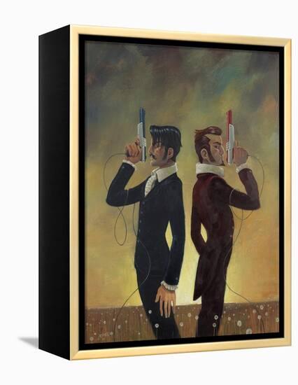 The Duel-Aaron Jasinski-Framed Stretched Canvas