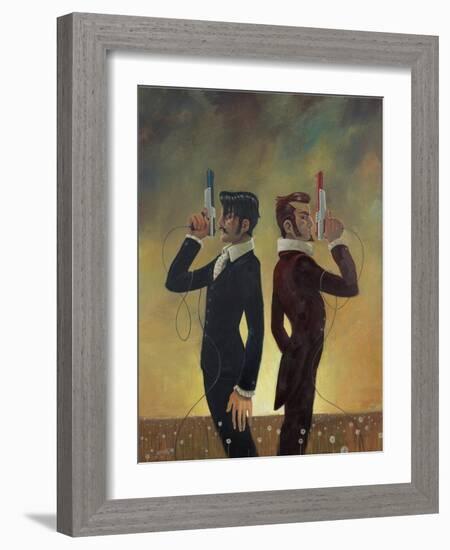 The Duel-Aaron Jasinski-Framed Art Print