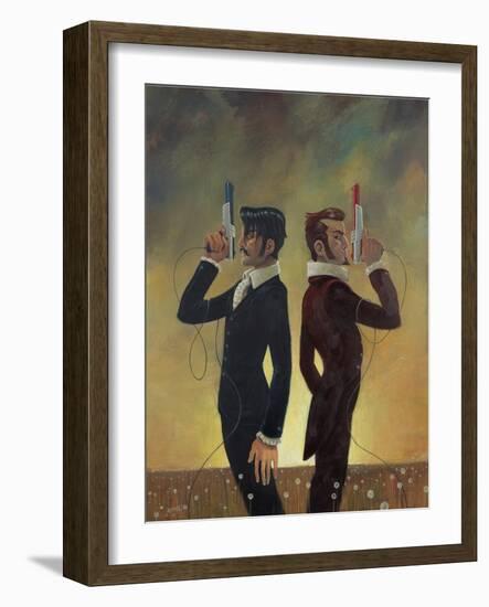 The Duel-Aaron Jasinski-Framed Art Print